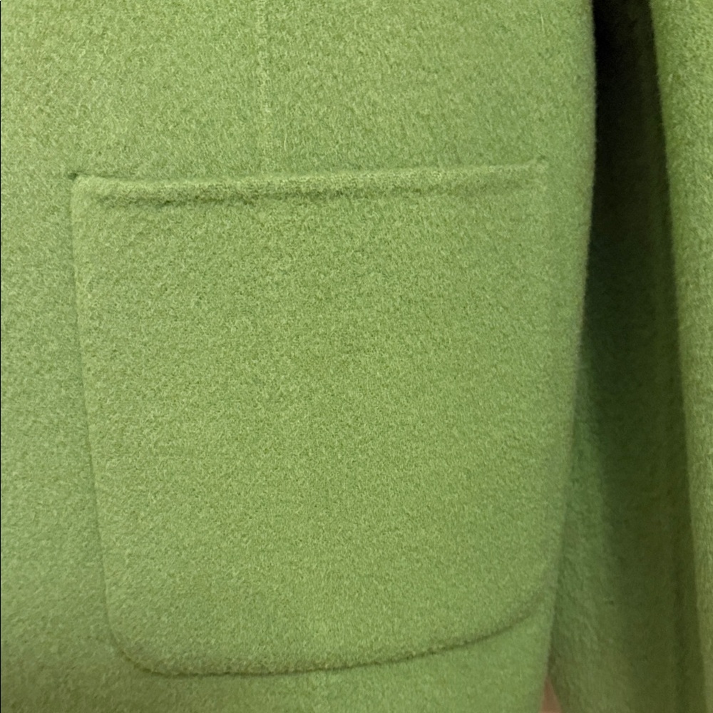 Talbots Green Wool Blend Long Sleeve Button Down Women's Cardigan Sweater - Picture 3 of 10